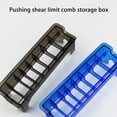 thumbnail image 4 of mmirethe Storage Case Comb Holder Multicolored Workmanship Compact Size Smooth Surface Organization Limit Organizer Barber Supplies Black, 4 of 6