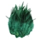 thumbnail image 2 of Paquete de 50 plumas de gallo de 13-18 cm teñidas de colores para manualidades y regalos de boda. de color verde oscuro, 2 of 7