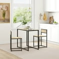 thumbnail image 2 of HOMCOM Industrial Dining Table Set for 2, Small Kitchen Table and Chairs, 2 of 10