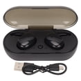 thumbnail image 1 of Auriculares inalámbricos Y30 IPX7 impermeables estéreo HiFi Bluetooth 5.0 con estuche de carga, 1 of 8