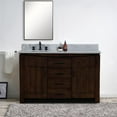 thumbnail image 2 of Bellaterra Home 6001L-48-RW-JW 48 in. Single Sink Vanity with Wood & Marble Top, Rustic & White, 2 of 4