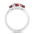 thumbnail image 3 of 0.925 Sterling Silver 1.65-carat Genuine Garnet Ring, 3 of 4