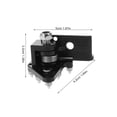 thumbnail image 2 of unbranded Pedal De Para Motocicleta De Aluminio Antideslizante En Negro Para Uso Diario, 2 of 8