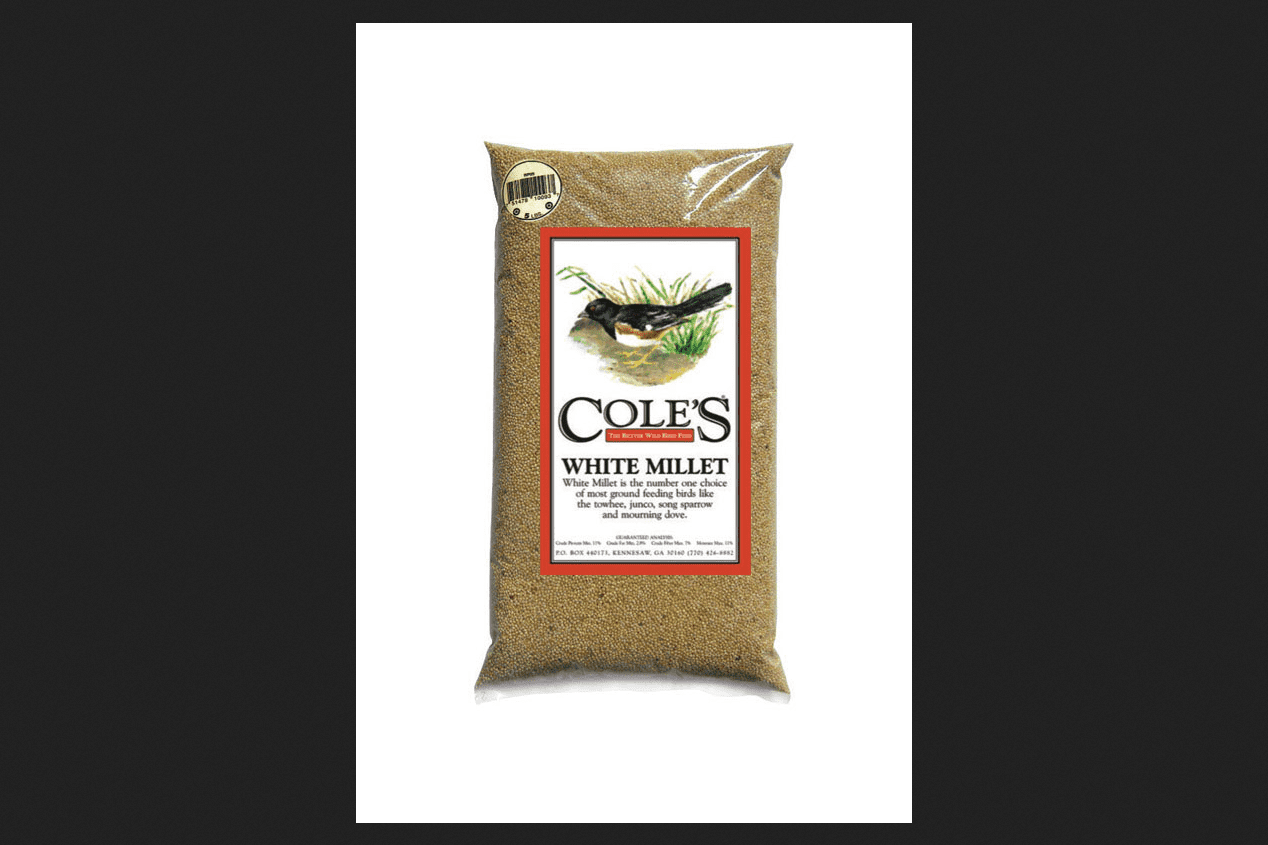 Cole's Assorted Species Wild Bird Food White Millet 20 lb.