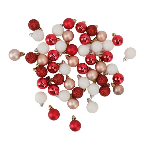49Pcs Mini Christmas Ball Ornaments Shatterproof Shiny Colorful Christmas Ball For Holiday Wedding Party Decoration