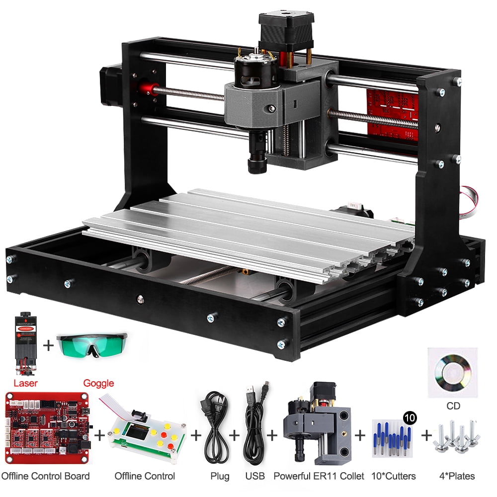 3 Axis GRBL CNC Router Engraving Machine USB Port 2418 3018 Controller Board G1 for sale online 