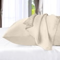 thumbnail image 3 of Superior 2-Piece Rayon From Bamboo Ivory Pillowcases, Standard, 3 of 5