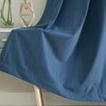 thumbnail image 2 of Innerwin Rideaux Écoénergétiques pour Fenêtre, Protection UV, Occultants, Intimité, Panneaux Isolés Thermiques Modernes, Luxe, Bleu Marine, 52 x 63 Pouces, 2 of 4