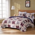 thumbnail image 3 of Greenland Home Fashions Liberty Quilt and Pillow Sham Set, 3 of 6