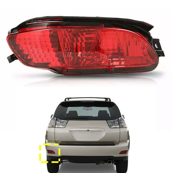 MZORANGE Left Rear Bumper Light For Lexus RX300 RX330 RX350 RX400h 2003 2004 2005 2006 2007 2008 2009 Reflector Lamp