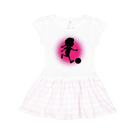 

Inktastic Girl Soccer Player Sports Team Gift Toddler Girl Dress