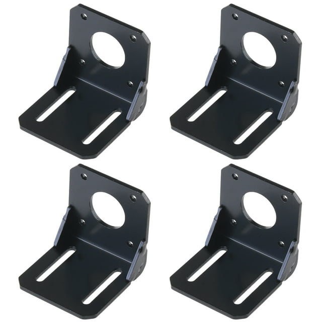 OULII 4 Pcs Support de Moteur d'Imprimante 3D en Métal en Forme de L Base de Moteur Réglable pour Usage Domestique 1.97 x 1.97 x 1.89 Po