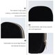thumbnail image 3 of OUNONA 1Ud De Corduroy Negro Con Compartimentos Interiores Para Cambio Y Llaves, 3 of 8