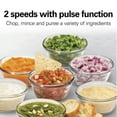 thumbnail image 4 of Hamilton Beach Stack & Press 2 Speed Food Chopper & Mini Food Processor, 3-Cup, Black, 4 of 9