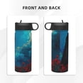 thumbnail image 3 of Yiaed Tower And Red Roses Print Water Bottle with Straw Lid, Stainless Steel Double Wall Insulated Water Bottle | Leak-Proof and Spill-Proof Water Bottle, 3 of 8