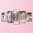 thumbnail image 3 of Cuadros Decorativos 11CT punto de cruz completo hogar dulce hogar estampado DIY 5 paneles bordado Kits Sywqhk Nuevos Originales, 3 of 9