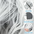 thumbnail image 3 of Unique Bargains 59" x 4" Plush Faux Fur Fabric Precut Strips Fluffy Faux Fur Ribbon, Grey, 3 of 6