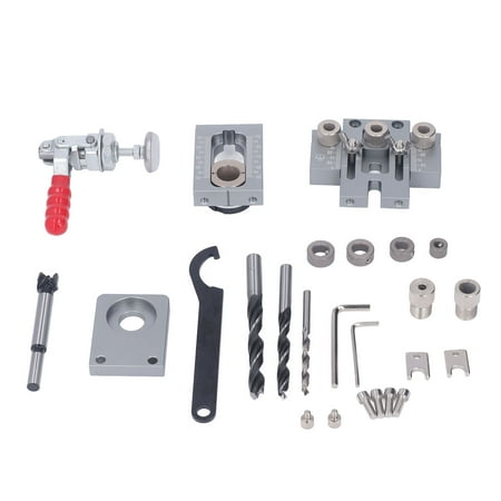 

Woodworking Drilling Locator 2 Assembling Methods Quick Clamping Jig Kit For Wood Processing