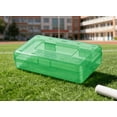thumbnail image 4 of Kumdkd 1-Pack Large Clear Pencil Boxes with Lids(Green), 4 of 5
