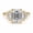 A2: 925 Yellow Gold, variant on AFFY Five Stone Engagement Rings for Women 3.00 Carat (Ctw) Emerald & Baguette Cut Lab Grown Diamond Ring In 14K White Gold Over Sterling Silver Jewelry Size-8.5