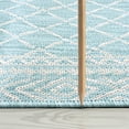 thumbnail image 4 of 5x8 Water Resistant, Indoor Outdoor Rugs for Patios, Front Door Entry, Entryway, Deck, Porch, Balcony | Outside Area Rug for Patio | Aqua, Diamond | Size: 5'3'' x 7'3'', 4 of 8