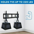 thumbnail image 3 of Mount-It! Heavy Duty Wide Screen Tilting TV Wall Mount,  Fits 43" to 90" TVs,  Capacity 220 lbs., 3 of 11