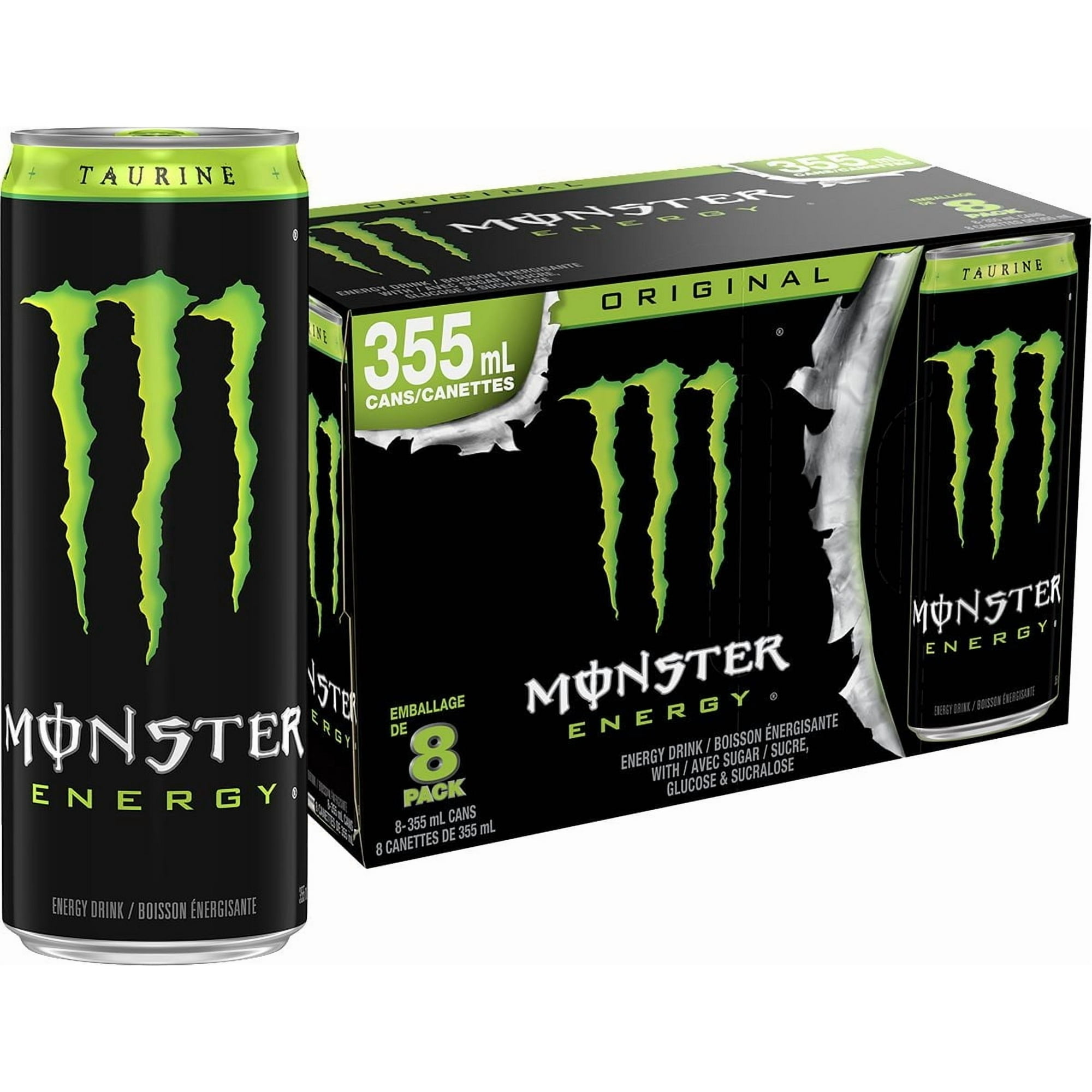 MONSTER ENERGY Green, 355mL, 8 Pack - Walmart.ca