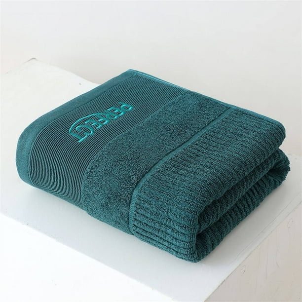 Xihbxyly Toallas de Baño de Algodón, Diseño Grueso y Lujoso para Máxima Absorción, Resistentes a La Decoloración y de Larga Duración, Perfectas para Secarse Cómodamente Después de La Ducha, Regalo Id