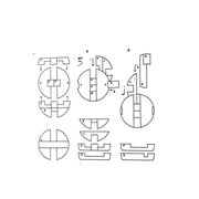 ToysYGift Toys Toys for Girls Boys 3-6 Years Wooden Intelligence Toy Chinese Brain Teaser Game Puzzle for Kids Adults
