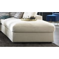 thumbnail image 2 of Serene Square Upholstered Ottoman Beige, 2 of 5
