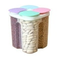 thumbnail image 1 of 4 compartments Food Container Leak Proof Food Storage Container for Cereals Corns Grains Beans, 1 of 4
