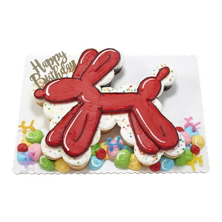 Balloon Animals Cupcake Cake