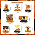 thumbnail image 6 of Rookie of The Year 1st Birthday Decorations, 8Pcs Basketball 1st Birthday Decorations Honeycomb Centerpiece Table Decoration for Boy Basketball Sport Theme Party Decoration, 6 of 6