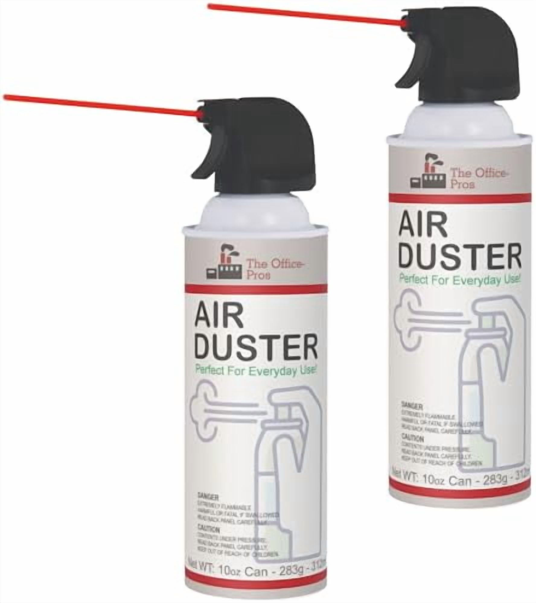 Can Air, Compressed Canned Air, Air Duster, Can Air Duster for Computer, Electronic Keyboard Cleaner - 10oz Can - 2 Cans