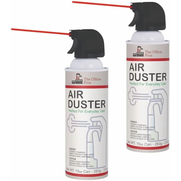 Can Air, Compressed Canned Air, Air Duster, Can Air Duster for Computer, Electronic Keyboard Cleaner - 10oz Can - 2 Cans