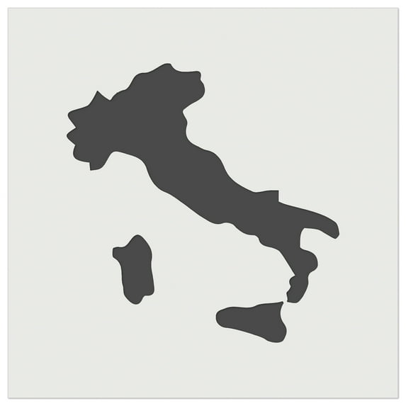 Italy Country Solid DIY Cookie Wall Craft Stencil - 11.5 Inch