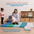 thumbnail image 4 of ECR4Kids SoftZone 6-Section Rainbow Runway Activity Mat, Folding Playmat, Contemporary, 4 of 9