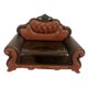 thumbnail image 2 of Sofá en miniatura, mini sillón, sofá, juego de simulación, accesorios de bricolaje, muebles en miniatura para habitación respaldo marrón, 2 of 9