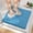 Blue, variant on Shower Mat Anti Slip, Square Bath Mat for Tub Non Slip with Suction Cups and Drain Holes, 21x21 Inch Bathroom Shower Stall Floor Mat, Machine Washable, Soft on Feet, Clear