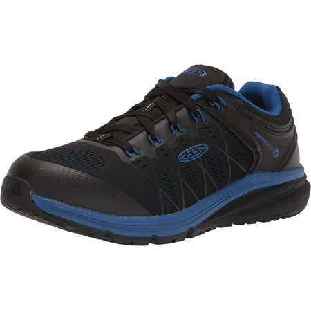 

KEEN Utility Womens Vista Energy Low Soft Toe Industrial Sneaker Work 8.5 Nautical Blue/Black