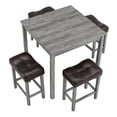 thumbnail image 5 of M optimized 5 Piece Dining Table Set with 4 Chairs Modern Farmhouse Table with Upholstered Chair for Dining Room Living Room Kitchen Apartment, 5 of 9