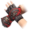 thumbnail image 4 of [Yue Xinghui] Motorcycle Skull Gloves Black, 4 of 5