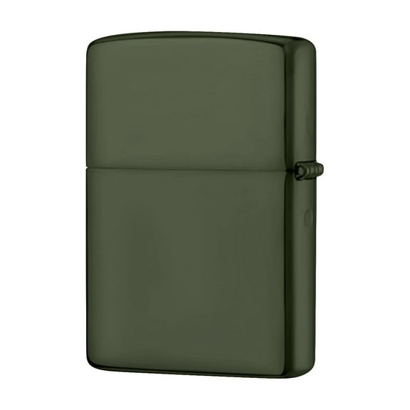 Copper Metal Lighter Shell for Lighters, High-End Replacement Refillable Lighter Case with Durable Metal Construction for Most Standard Lighter Models, Green