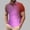 Watermelon Red-E, variant on Daiosportswear Mens Polo Shirts Short Sleeve Gradient Color Gym Workout Golf T-Shirt Casual V Neck Button Down Tops Watermelon Red-E XL(XL)