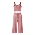 thumbnail image 5 of SJLDQY Womens Pajamas Sets Striped Print Tank Tops and Pants Pj Sets for Womens 2 Piece Set Comfy Lightweight Sleepwear, 5 of 6