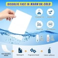 thumbnail image 2 of Laundry Detergent Sheets - 200 Loads (100 Sheets) Fresh Linen Scent - Hypoallergenic,Eco Friendly Laundry Detergent Strips Ultra-Concentrated Travel Detergent Sheets.Plastic-Free,Liquidless, 2 of 5