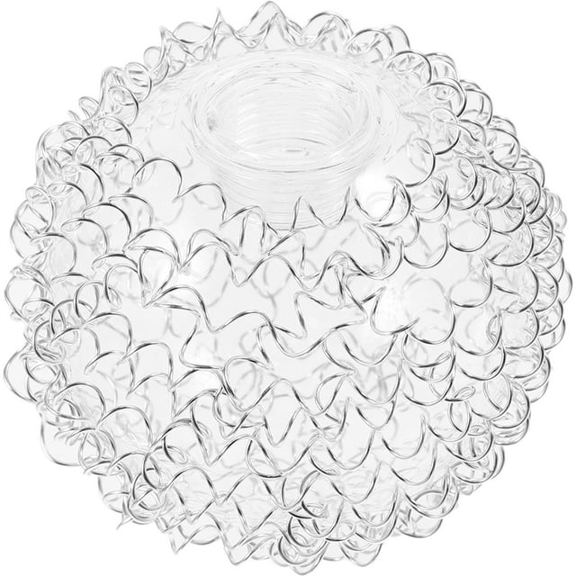 Pantalla de lámpara globo, cubierta de pantalla de lámpara de cristal, pantalla de lámpara de alambre de aluminio, cubierta de pantalla de lámpara