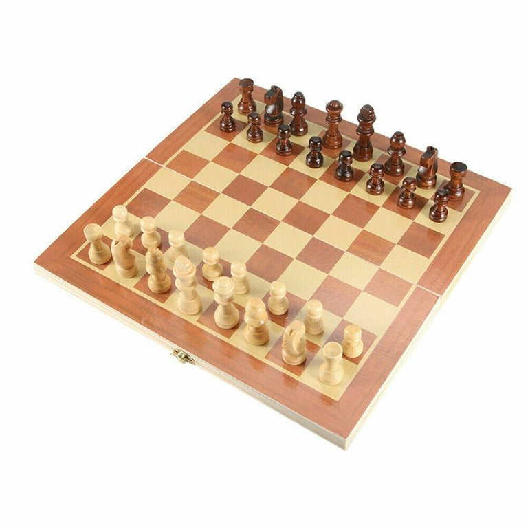 Luxury Metal Chess Set Portable Professional Board Games Foldable Wooden  Checkerboard Retro Handmade Chess Pieces Decorations - AliExpress