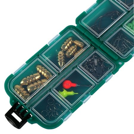 Texas Fish (82pcs/lot Fishing Lure Set With A Tackle Box, Fishing Lure Set Versatile Accessory Texas Rig Fish Tackle Lure for Rock Sea)