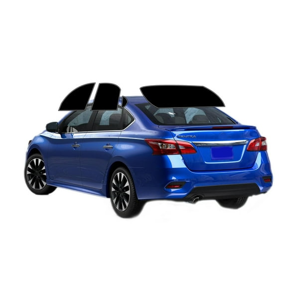 Haiy Co - PreCut 2Ply 05% Window Tint Film Kit For 2013-2019 Nissan Sentra Sedan -Side+Rear Window